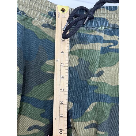 True Religion Camo Cargo Pants Men 34x32 Green Utility Drawstring Y2K Camoflauge - Picture 6 of 10